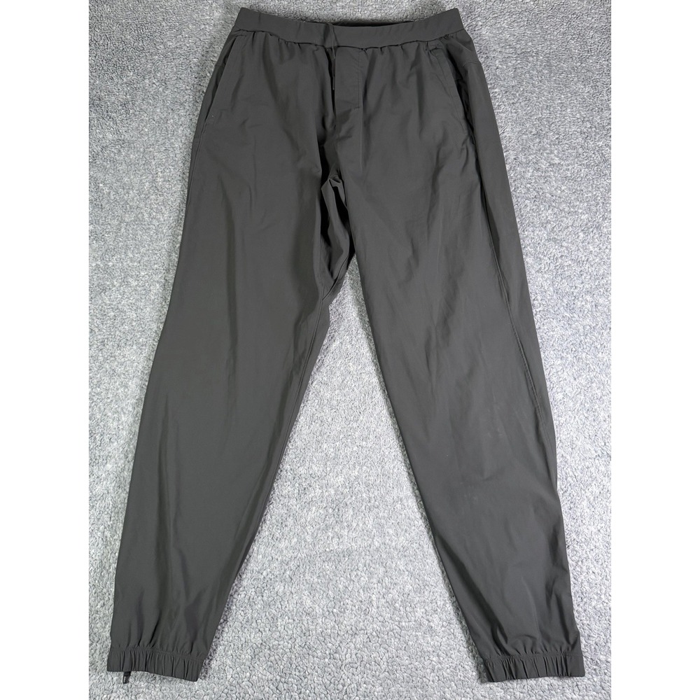Lululemon Surge Jogger Mens L Gray Training Running Gym Pants M5956S Zip Ankle